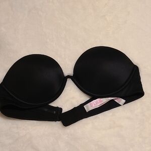 Black Strapless Bra